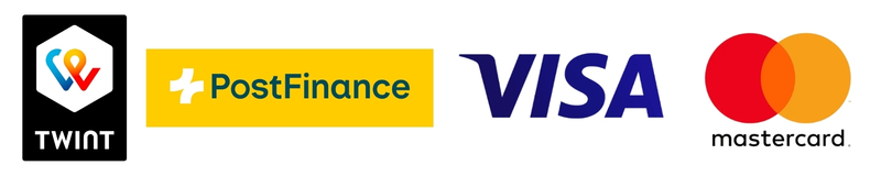 Nous acceptons les paiements par Twint. 