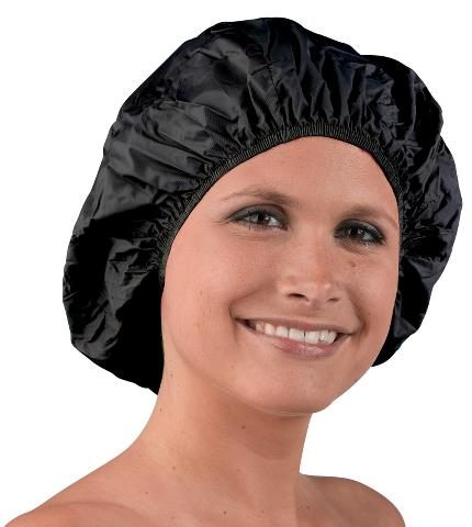 0253309 PLASTI-CAP ELASTIC Bonnet permanente plastique / élastique noir