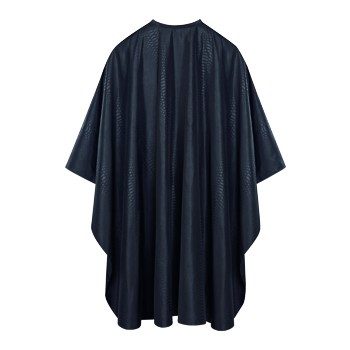 BOA Cape de coupe gaufré en tissu de polyester doux sans repassage,  sans manche noir