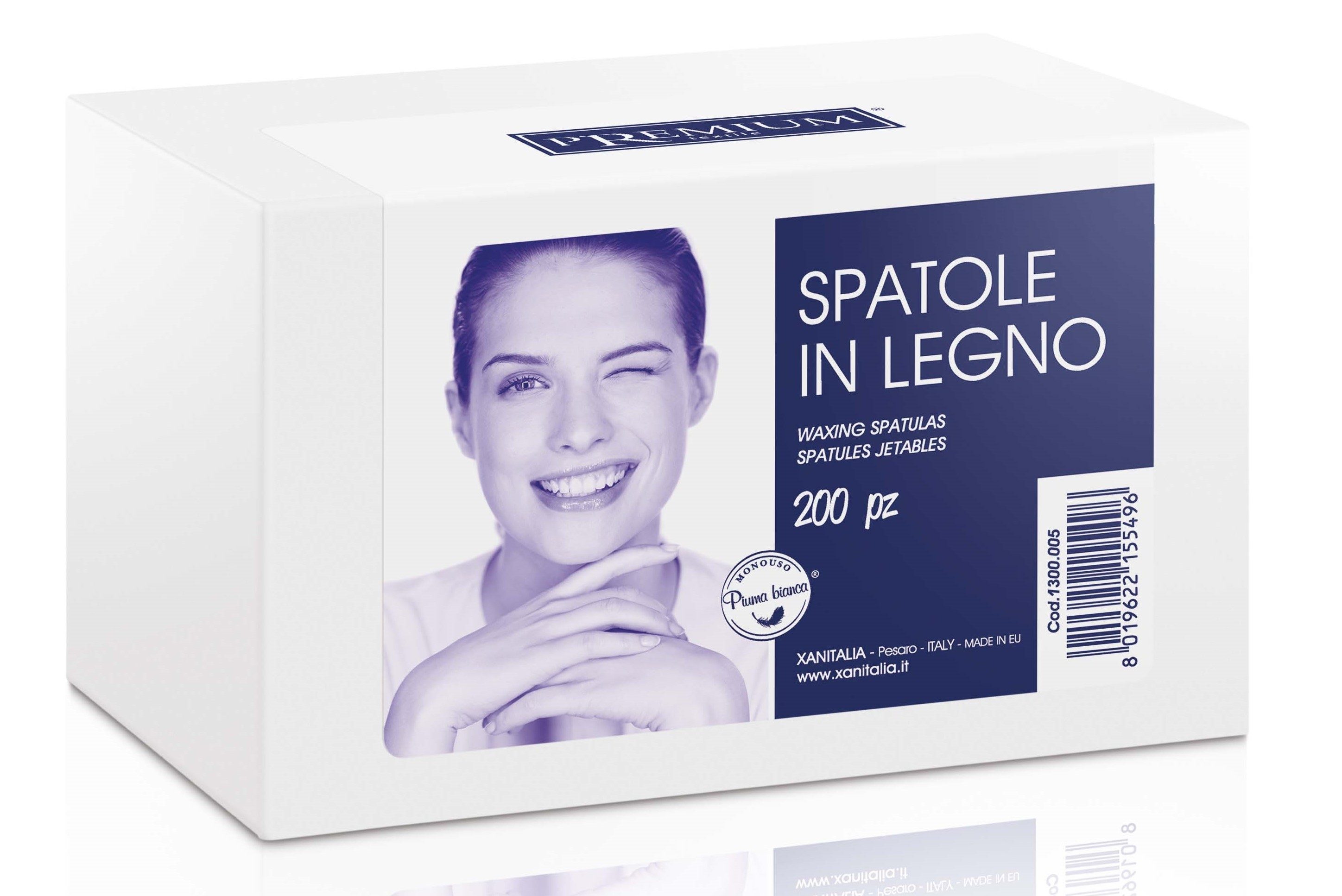 XANITALIA Spatule en bois 15cm - Pack 200pcs