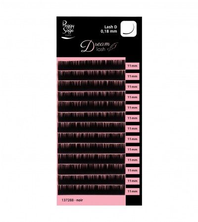 Cil à Cil - Extensions de Cils - Courbure D - Épaisseur 0,18mm 
