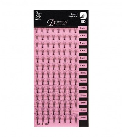  Volume russe - Bouquets 6D - Courbure naturelle J 