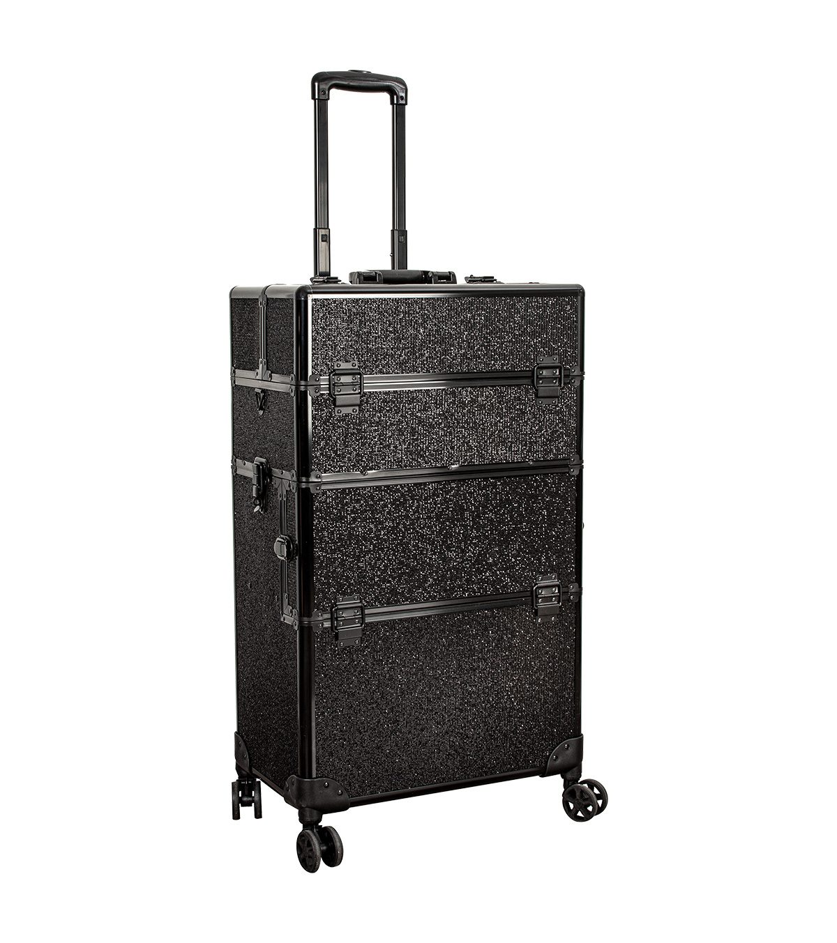 Valise professionnelle trolley black glitter 45 x 27 x 80cm