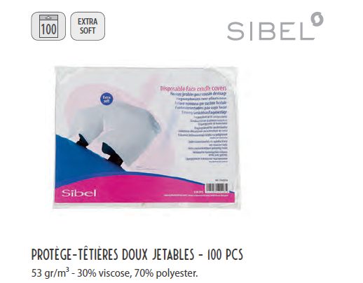 7420216 P003096 PROTÈGE-TÊTIÈRES DOUX JETABLES