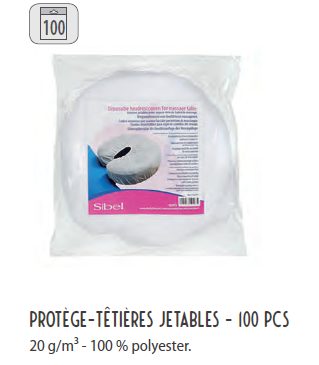 7420217 P003097 PROTÈGE-TÊTIÈRES JETABLES - 100pcs