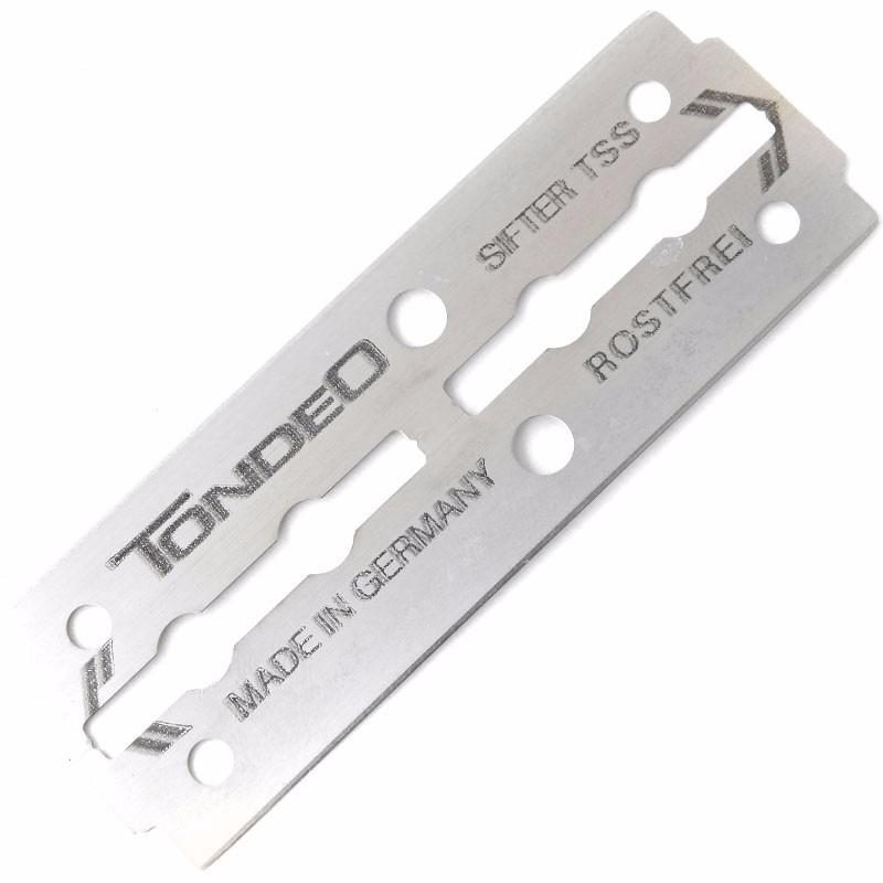 TONDEO Lames Inoxydables TSS 3 (62 mm) Boîte de 10 lames