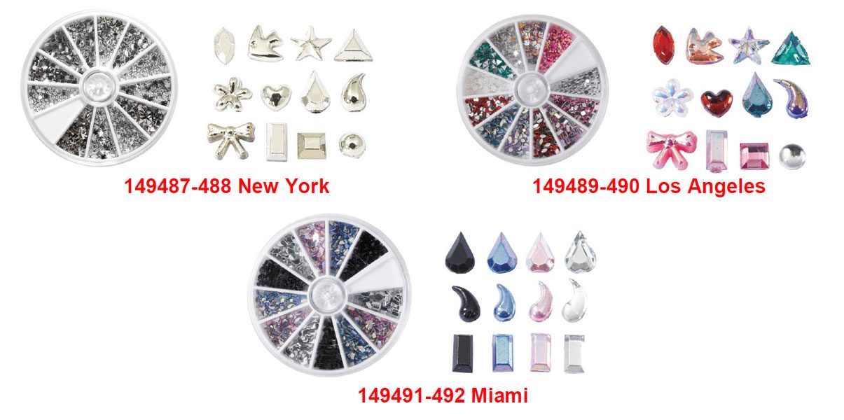CARROUSELS STRASS POUR ONGLES