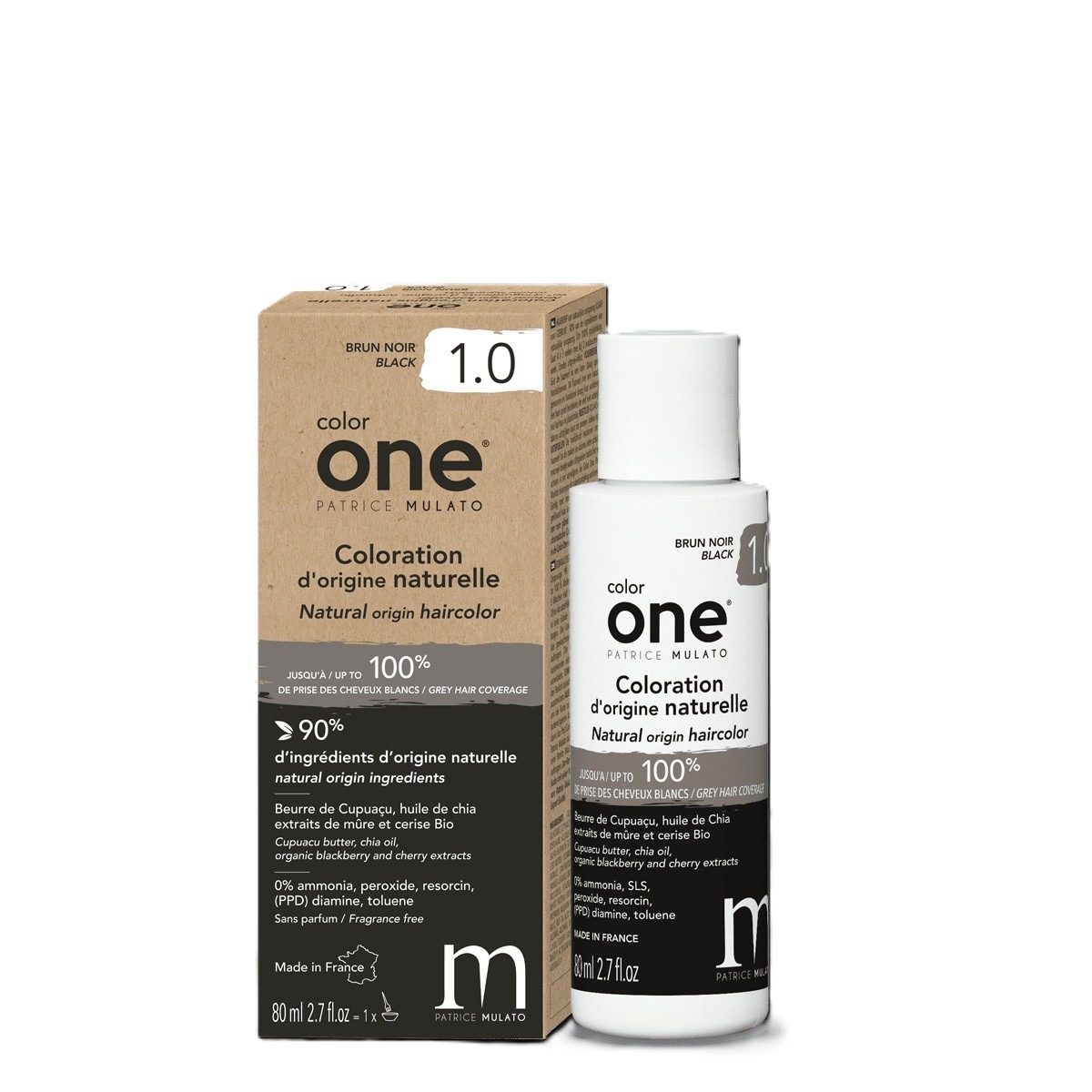 Mulato Color One 1.0 Brun Noir 80ml