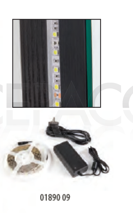 0189009 Kit LED pour  Coiffeuse murale REFLEXIO BLACK