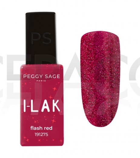 Vernis semi-permanent I-LAK polish flash red 11ml