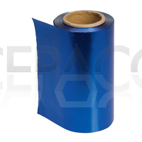 4482110 COLOR Papier aluminium bleu 12 cm x 100 m épaisseur 15 µ