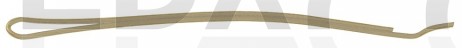 Pinces Guiches 1.25mm mi-rondes lisses Blond