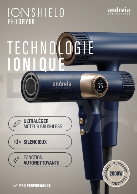 ANDREIA Sèche-Cheveux Professionnel Ion Shield Pro Dryer 2000w