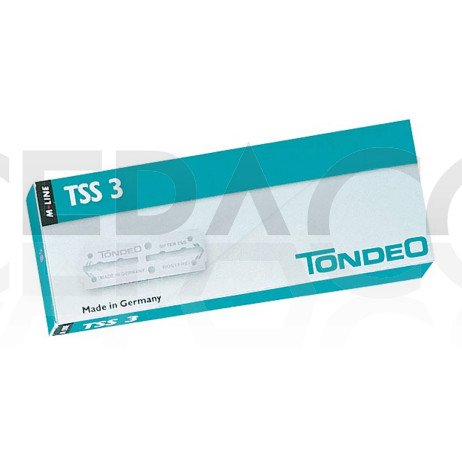 TONDEO Lames Inoxydables TSS 3 (62 mm) Boîte de 10 lames
