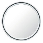 013073101 MAGIC Miroir blanc rond avec poignée Ø22cm