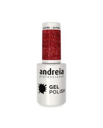 ANDREIA Gel Polish Vernis Semi-Permanent LED & UV 261 Glitter Rouge 10.5ml 