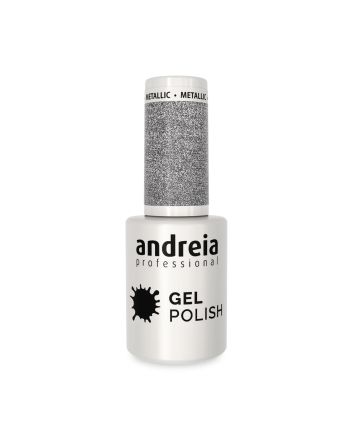 ANDREIA Gel Polish Vernis Semi-Permanent LED & UV 276 Glitter Argenté Métallique 10.5ml 
