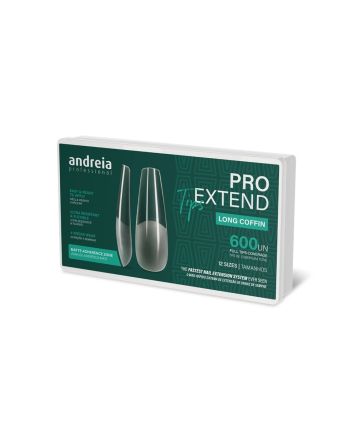 ANDREIA Pro Extend Tips LONG COFFIN 600pcs 12 tailles