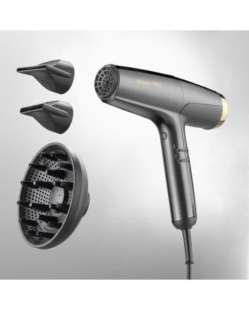 BABYLISS BAB8550E Sèche-cheveux FALCO Sèche-cheveux professionnel numérique haute vitesse & haute technologie 2000W