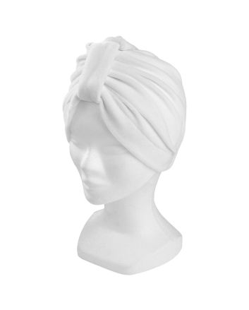 Bonnet turban blanc