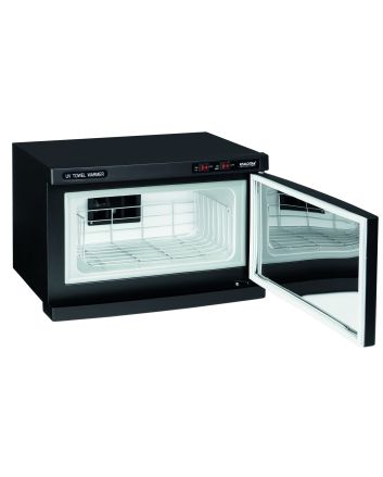 CHAUFFE-SERVIETTES NOIR AVEC LAMPE UV - 10,6 litres - 200 Watt