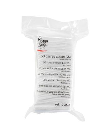 Cotons carrés x 50 x 50 - 7,5 x 7,5 cm 