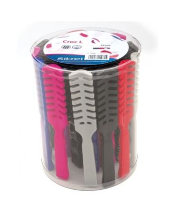 8450400 P000229 Kit de 24 brosses araignées coloris assortis