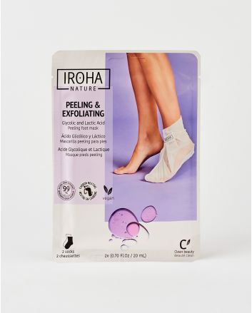 IROHA EXFOLIANTES Chaussettes Masque - Lavande 2 x 20ml