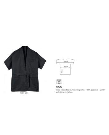 KIMONO noir taille S-M / M-L / XL