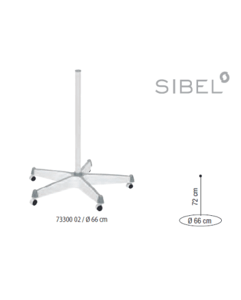 7330002 P003222 Pied lesté pour lampe loupe LED D5 (7332005)