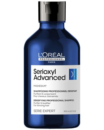 SERIOXYL ADVANCED Shampooing Purifiant & Corporisant pour cheveux clairsemés 300ml