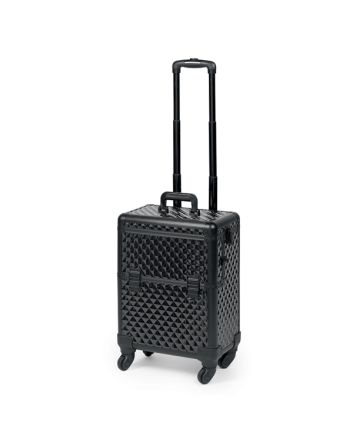 0150070 P000720 TWO IN ONE BEAUTY CASE Trolley en aluminium noir