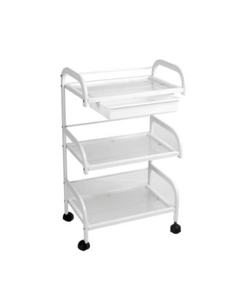 7313201 P002425 VIOLA table de service à trois plateaux ouverts