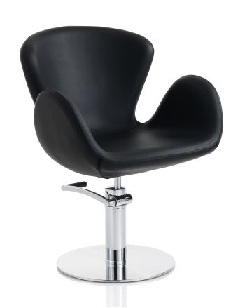XANITALIA HAIR CHARLOTTE Fauteuil de Coiffure Pompe Hydraulique Base ronde