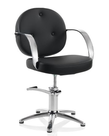 XANITALIA HAIR COLETTE Fauteuil de Coiffure Pompe Hydraulique Base 5 branches