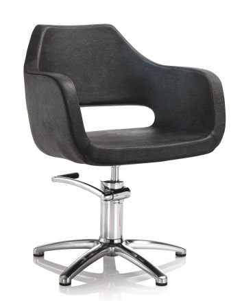 XANITALIA HAIR REGENCY Fauteuil de Coiffure Pompe Hydraulique Base 5 branches