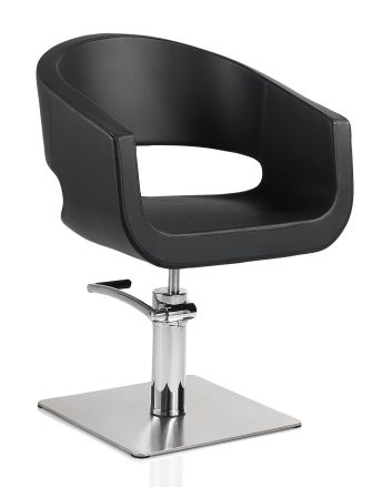 XANITALIA HAIR STYLO Fauteuil de Coiffure Pompe Hydraulique Base carrée