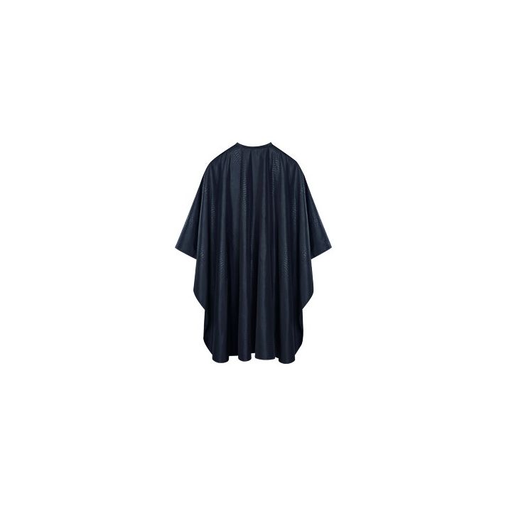 BOA Cape de coupe gaufré en tissu de polyester doux sans repassage,  sans manche noir