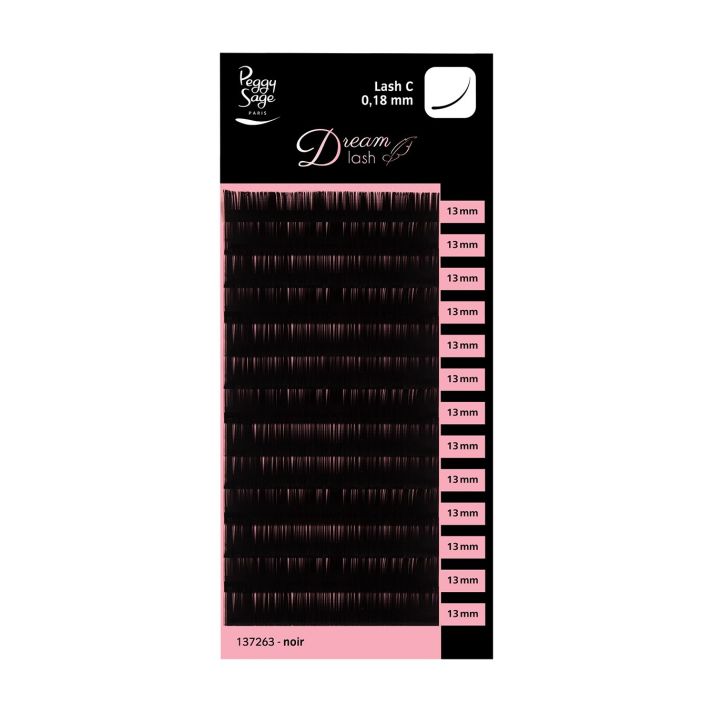 Cil à Cil - Extensions de Cils - Courbure C - Épaisseur 0,18mm 