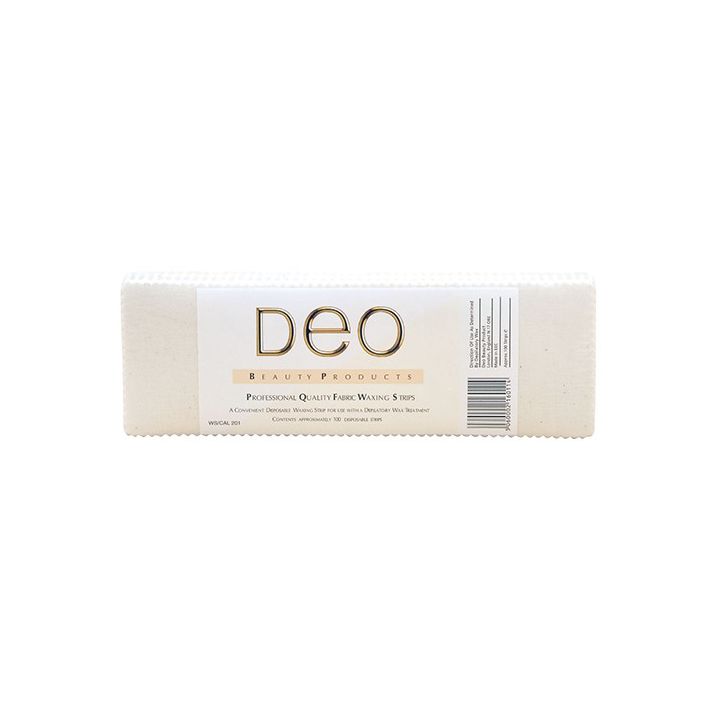 DEO Bandelette Epil 100% Coton 7*20cm - 100 pièces