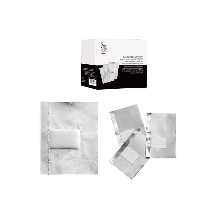 Feuilles aluminium avec compresse intégrée
