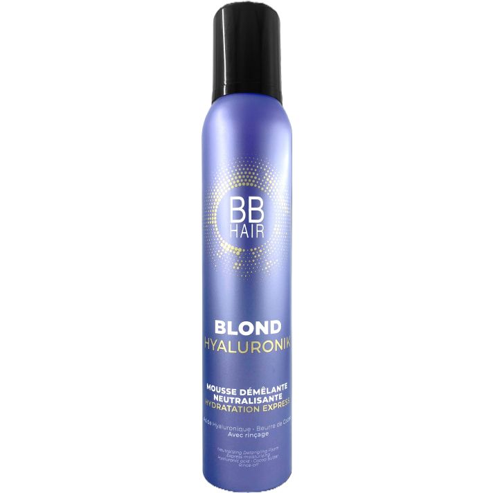 Mousse Démêlante et Neutralisante Blond Hyaluronik BBHAIR 200ml