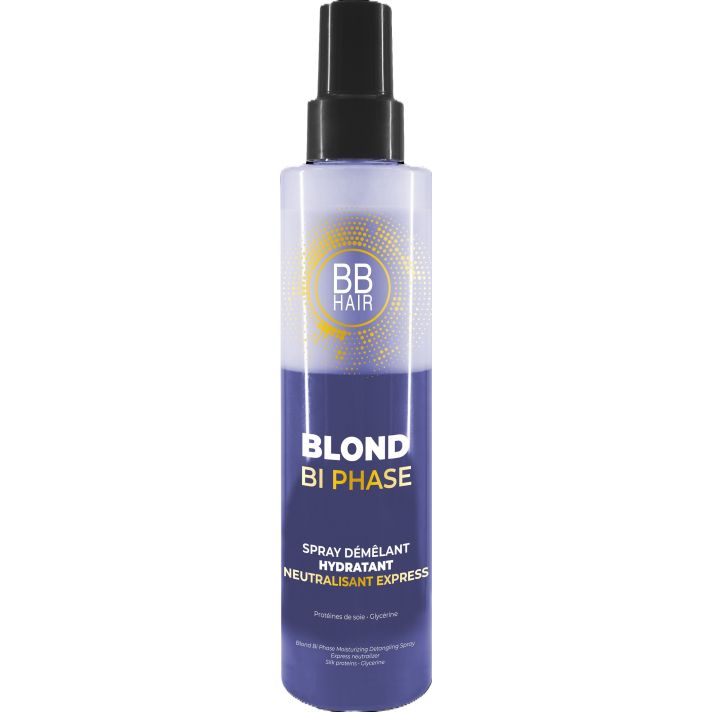 Spray Démêlant Biphase Blond Neutralisant BBHAIR 200ml