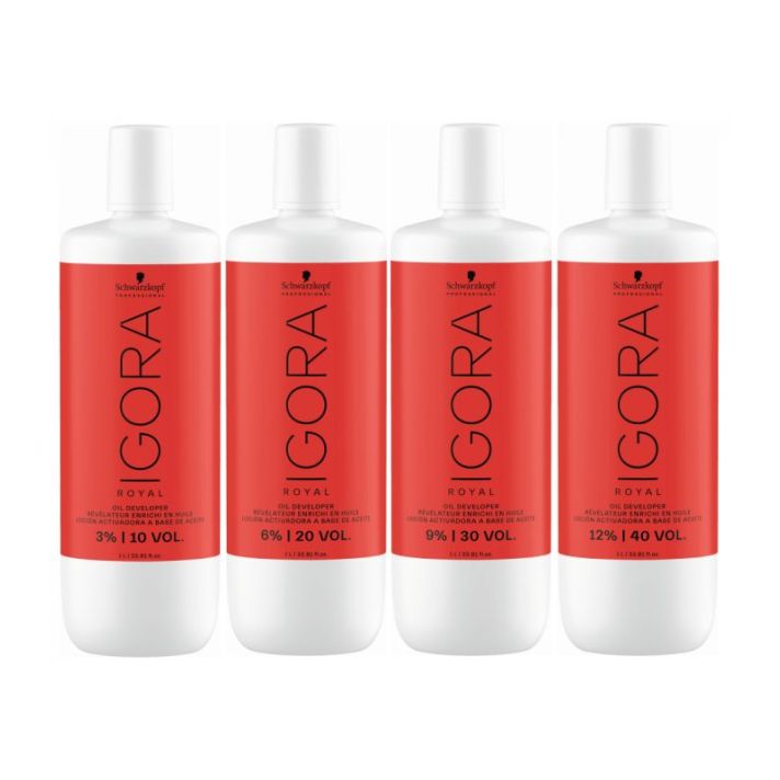 IGORA Révélateur pour coloration d'oxydation Igora Royal et Igora Zéro enrichi en huile 1000ml