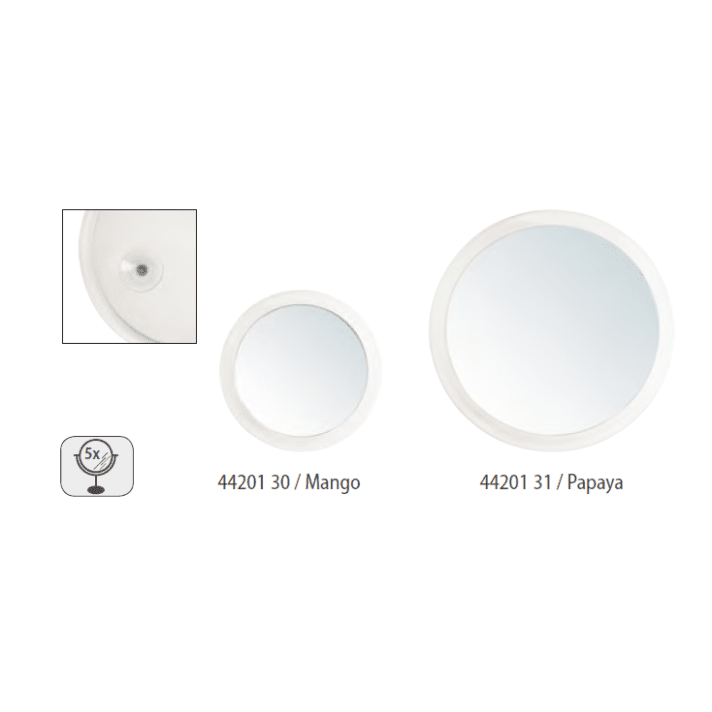 MIROIR A VENTOUSES GROSSISSANT 5X