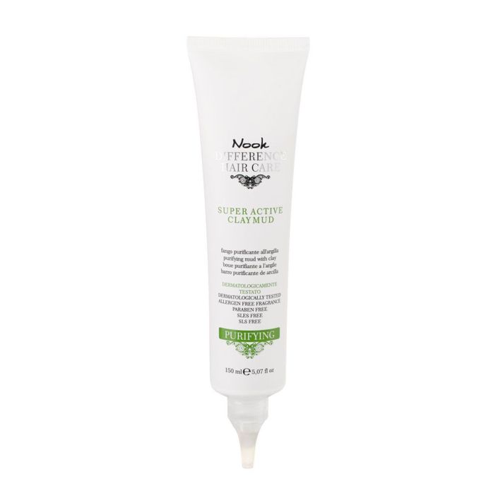 NOOK DIFFERENCE HAIRCARE Purifying Super Active Clay Mud 150ml