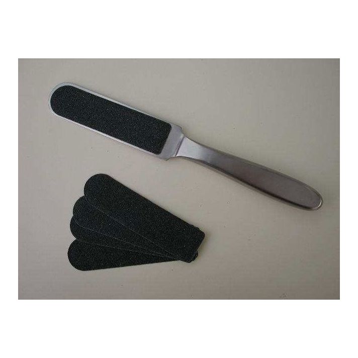 RAPE PEDICURE INOXYDABLE + EMERIS JETABLES