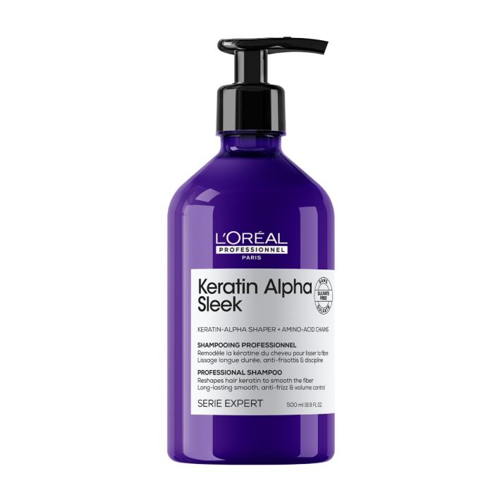 Serie Expert Keratin Alpha Sleek Shampooing 500ml