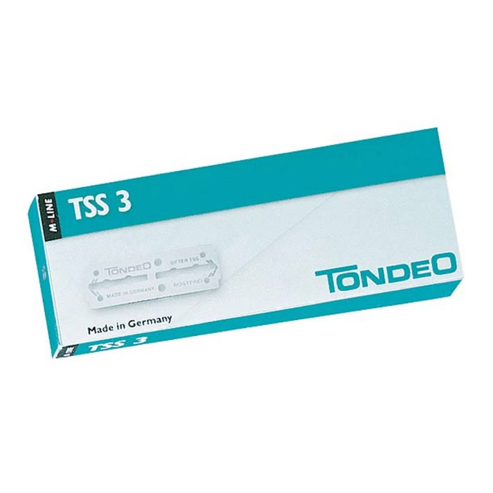 TONDEO Lames Inoxydables TSS 3 (62 mm) Boîte de 10 lames