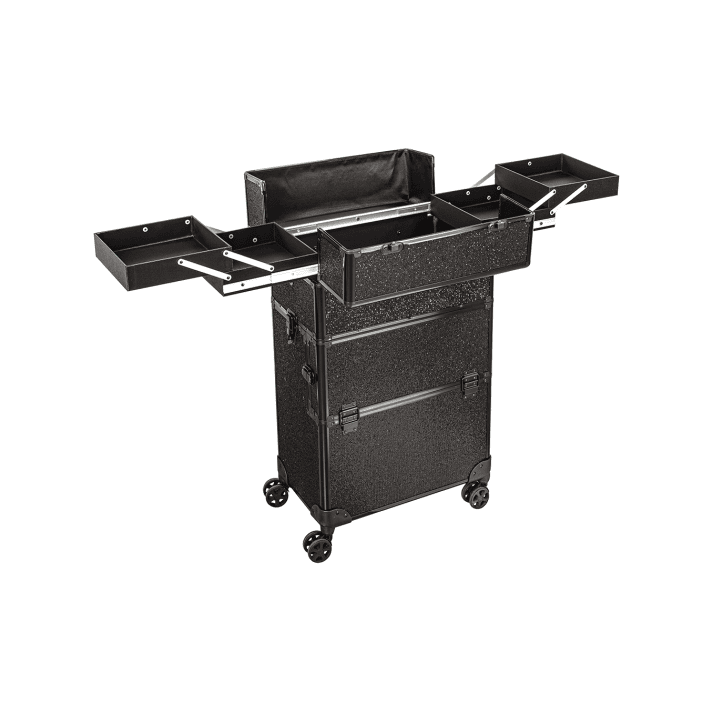 Valise professionnelle trolley black glitter 45 x 27 x 80cm
